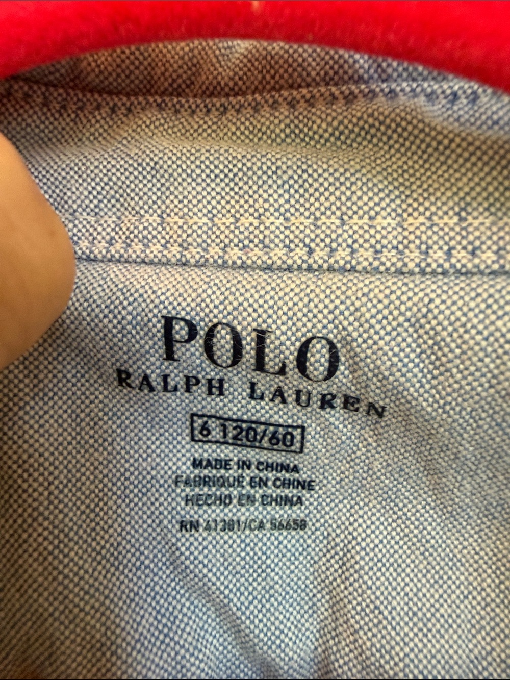 Polo by Ralph Lauren Light Blue Embroidered Button-Front Dress Shirt - Picture 2 of 3